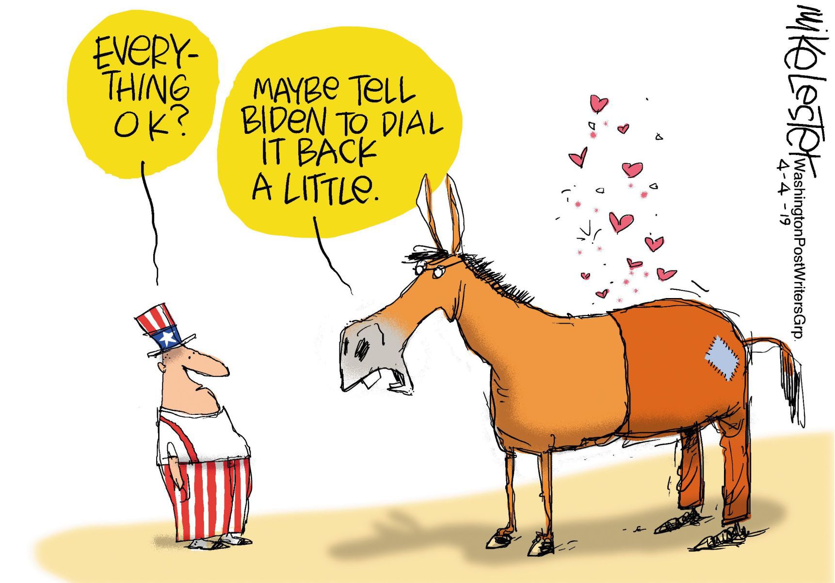 Mike Lester cartoon